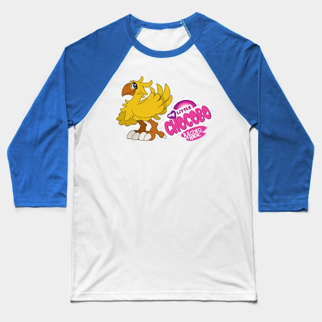 My Little Chocobo Baseball T-Shirt by possumtees